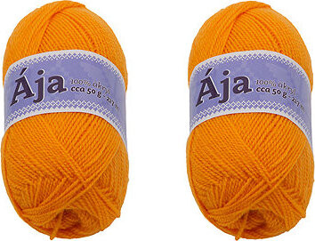 BELLATEX SET 2 ks Priadza Ája NGM 50 g, 930 oranžová