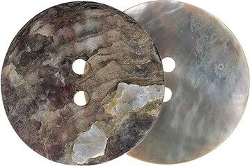 Gombíky Žirovnice Gombík 2,5 cm perleťový 2 dierky 341769, súprava 3 ks