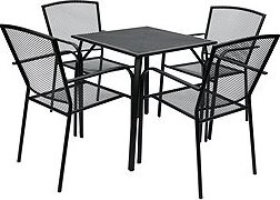 ROJAPLAST Set záhradného nábytku ZWMT-70R záhradný stôl 1 + 4 záhradné stoličky ZWMC-19