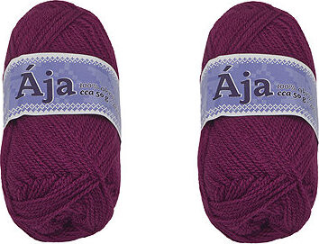 BELLATEX SET 2 ks Priadza Ája NGM 50 g, 952 tmavá burgundy