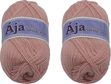 BELLATEX SET 2 ks Priadza Ája NGM 50 g, 1001 svetlo ružová