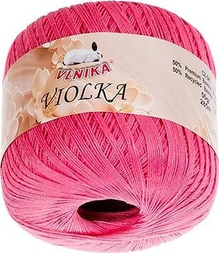 BELLATEX Priadza Violka 50 g – 126 ružová