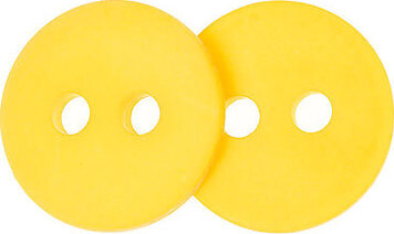 Gombíky Žirovnice Gombík 1,3 cm horčicový 2 dierky 1036A súprava 6 ks