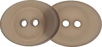 Gombíky Žirovnice Gombík 16 × 18 mm oválik hnedý 44610C súprava 6 ks