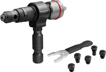 FORTUM nadstavec nitovací na vŕtačku T, na trhacie nity 2,4 – 6,4 mm, CrMoV, 4770663
