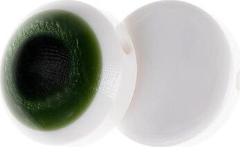 Gombíky Žirovnice Gombík 1,5 cm očko zelené 349892B – súprava 6 ks