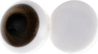 Gombíky Žirovnice Gombík 1,5 cm očko zlatý 349892S – súprava 6 ks