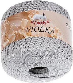 BELLATEX Priadza Violka 50 g – 109 svetlo sivá