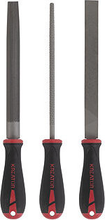KREATOR Sada pilníků zámečnických 3 ks 250 mm KRTH23001