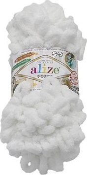 Bellatex s.r.o. Priadza Puffy 100 g – 55 biela