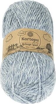 BELLATEX Melange Wool 100 g – 9001 melír modrý