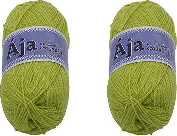 BELLATEX SET 2 ks Priadza Ája NGM 50 g, 964 svetlo zelená