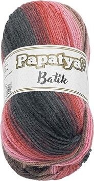 Bellatex Papatya Batik 100g, 554-27 sivá, ružová
