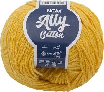 Ally cotton 50 g – 039 žltá