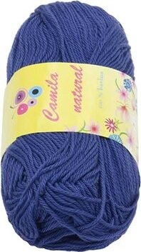 Camilla natural 50 g – 109 tmavo modrá