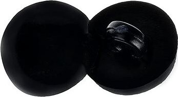 Gombíky Žirovnice Gombík 1 cm kôstka čierna 366285F, súprava 6 ks