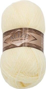 Bellatex Angora Gold Simli 100g, 01 vanilková