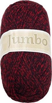 Bellatex s. r. o. Priadza Jumbo 100 g – 934 + 901 červeno-čierny melír