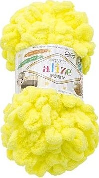 BELLATEX s.r.o. Priadza Puffy 100 g – 552 žltá