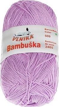 BELLATEX Priadza Bambuška 50 g – 509 svetlo fialová