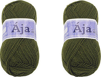 BELLATEX SET 2 ks Priadza Ája NGM 50 g, 977 tmavo zelená