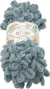 Vlnika Puffy 100 g - 87 tmavo šedá