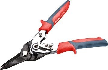 EXTOL PREMIUM nožnice na plech prevodové, 255 mm, rovné, CrMoV, 48100