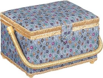 Bellatex Box na šitie fialový s výbavou