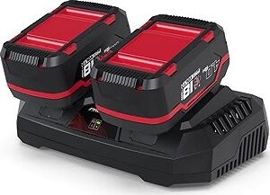 GÜDE Startovací sada duální nabíječky a 2 x 4,0 Ah akumulátor LGAP 2-18-3040