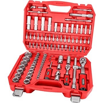 EXTOL PREMIUM hlavice nástrčné, sada 94 ks, 1/4