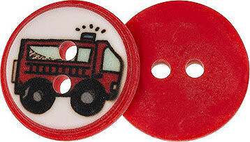 Gombíky Žirovnice Gombík 1,5 cm hasiči 2 07844 súprava 6 ks