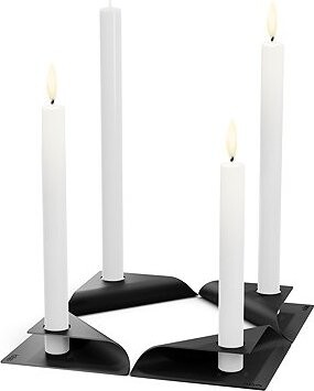 Höfats Square Candle Black, 4 ks