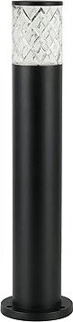 Luxera Prezent Even 1 × E27 40 W IP54, zahradní sloupkové svítidlo, černé