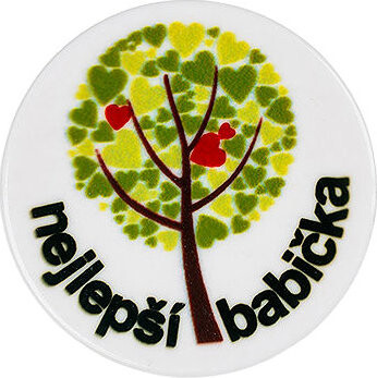 Gombíky Žirovnice Odznak Najlepšia babička