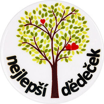 Gombíky Žirovnice Odznak Najlepší dedko