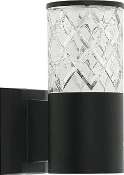 Luxera Prezent Even 1 × E27 40 W IP54, venkovní nástěnné svítidlo, černé