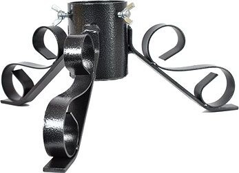 JKOV Stojan na stromček – kov, čierny, 64 mm