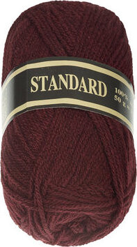 BELLATEX Priadza Standard 50 g - 890 červenohnedá