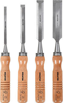 KREATOR Dláto na dřevo sada 4 ks KRTH23603