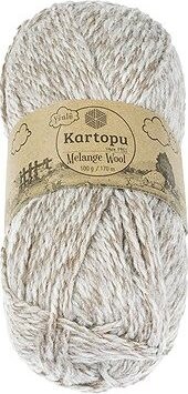 BELLATEX Melange Wool 100 g – 9002 melír béžový