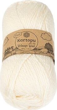 BELLATEX Melange Wool 100 g – 025 smotanová