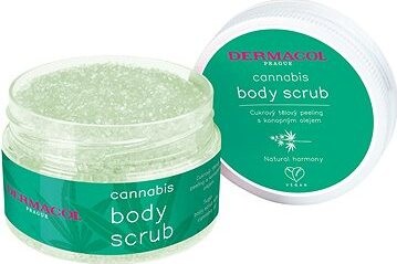 DERMACOL Cannabis telový peeling 200 ml