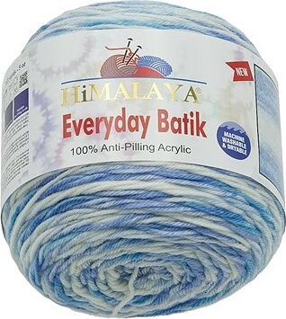 BELLATEX sro Priadza Everyday Batik 140 g - 74206 modrá, biela