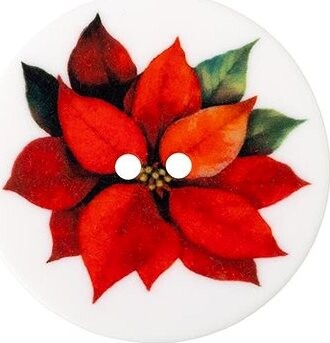 BELLATEX Gombík 3,5 cm hviezda vianočná – 401682 – súprava 3 ks