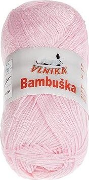 BELLATEX Priadza Bambuška 50 g – 3 svetlo ružová