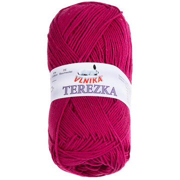 BELLATEX Priadza Terezka 50 g - 121 purpurová