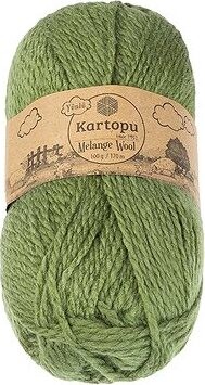 BELLATEX Melange Wool 100 g – 430 zelená