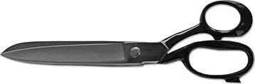 KDS Nožnice krajčírske 28 cm, čierne