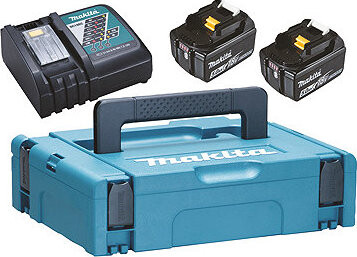 MAKITA Sada Li-ion LXT 18V 2 × akumulátor 5,0Ah BL1850B + nabíječka DC18RC + Makpac
