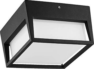 Luxera Prezent Gest LED 9 W IP44, venkovní stropní svítidlo, černé